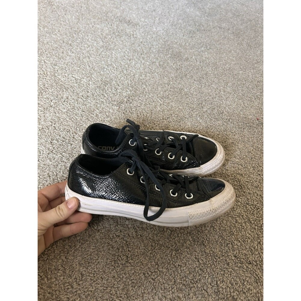 Converse Chuck Taylor All Star Ox Women's Shoes Black-White 558002c Women's 5 - Picture 1 of 7